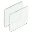 thumbnail image 1 of Uxcell 4" x 4" Acrylic Stamp Block Clear Stamping Block with Grid Lines Decorative Mounting Blocks Square, 2 Pack, 1 of 6