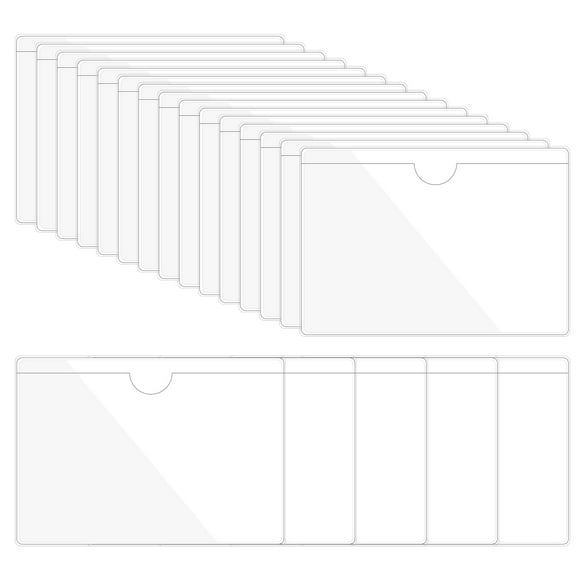 Clear Adhesive Business Card Pocket