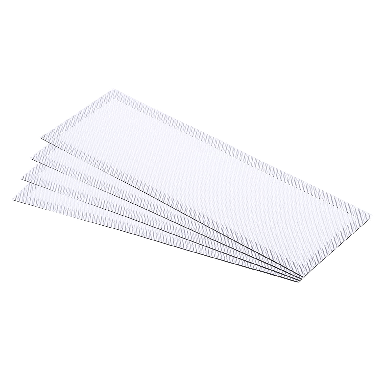 Uxcell 4"x12" Magnetic Vent Cover 4 Pack Floor Wall Air Registers Cover Strong Magnet Screen Mesh White