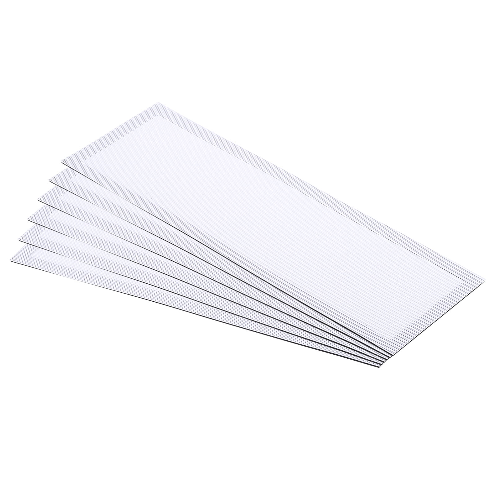 Uxcell 4"x12" Vent Cover 6 Pack Floor Wall Air Registers Cover Strong Screen