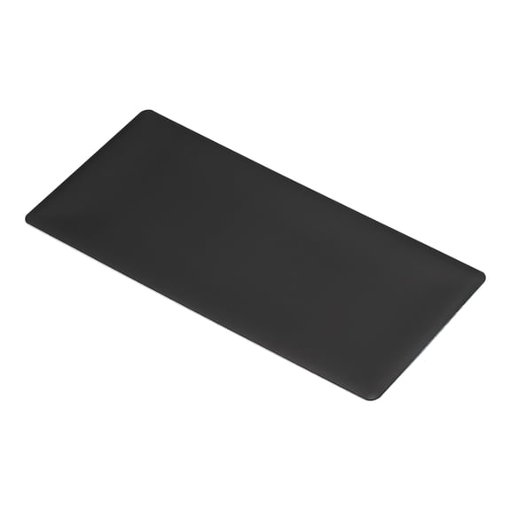 Uxcell 4"x2" Metal Name Plate Anodized Aluminium Self Adhesive Sign Tag Black 10 Pack