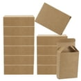thumbnail image 1 of Uxcell 4"x3"x1" Paper Soap Box Homemade Soap Boxes Rectangle Presents Packaging Boxes, Brown 30 Pack, 1 of 6