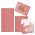 thumbnail image 1 of Uxcell 4"x3"x1" Paper Soap Box with Window Homemade Soap Boxes Oval Presents Packaging Boxes, Pink 30 Pack, 1 of 6