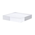 thumbnail image 1 of Uxcell 4"x4"x0.8" Jewelry Display Riser Polished Acrylic Cube Display Stand Block Collection Showcase, Clear, 1 of 5