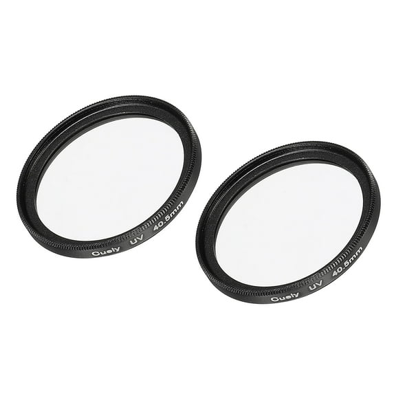 Uxcell 40.5mm Protective Lenses Filter Slim Frame Multi-Coated UV Lens Filters 2 Pack