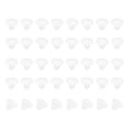 thumbnail image 1 of Uxcell 40 Count Silicone Round Snap, Furniture Hole Plug Translucent 3.5mm, 1 of 6