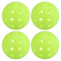 Uxcell 40 Holes Outdoor Pickleball Balls USA Pickleball Pickleball Ball for Amateurs, Neon Green 4 Pack