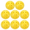 thumbnail image 1 of Uxcell 40 Holes Outdoor Pickleball Balls USA Pickleball Pickleball Ball for Amateurs, Yellow 8 Pack, 1 of 7