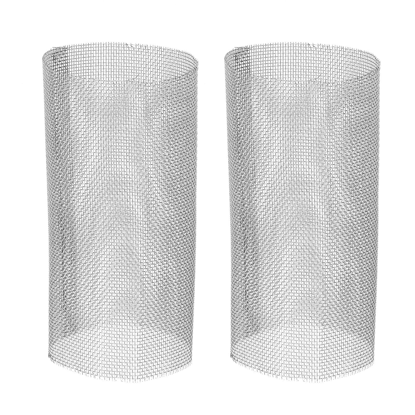 Uxcell 40 Mesh In-Line Strainer Stainless Steel Filter Screen ...