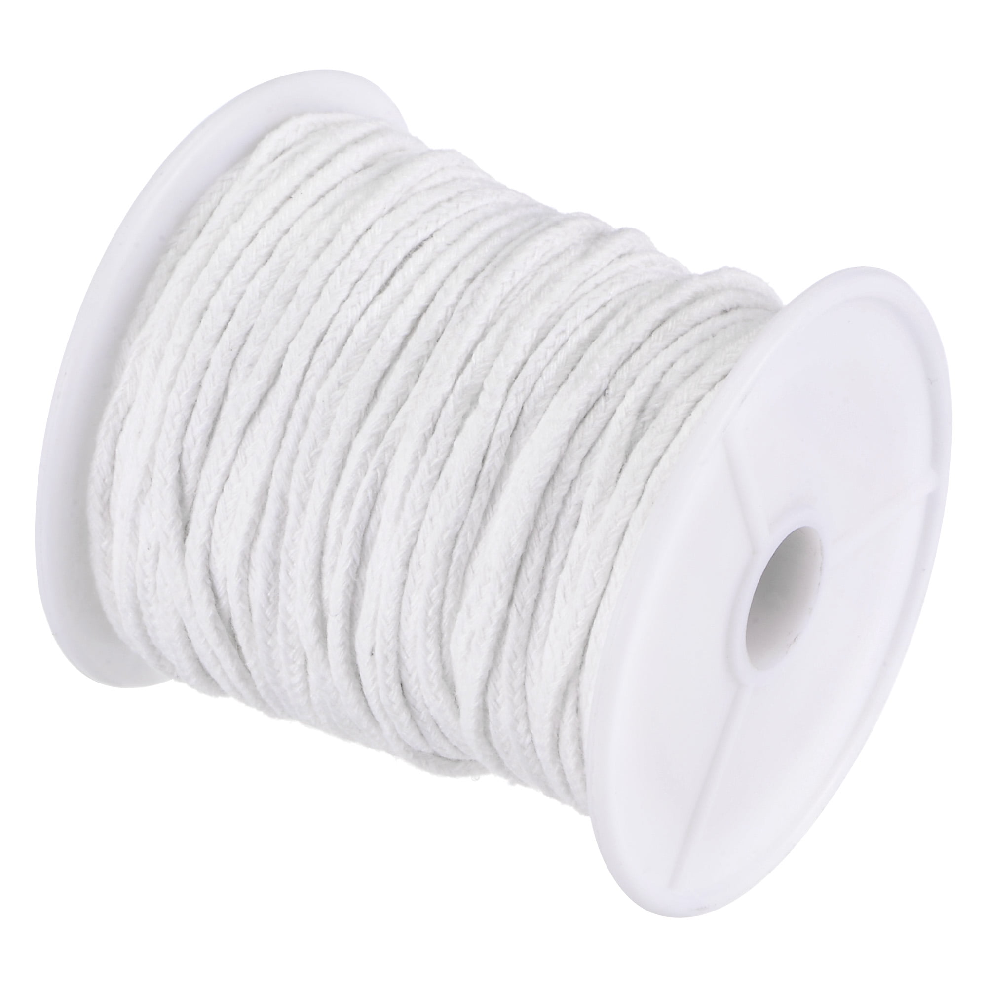 Compatible With5 Roll 200feet/61meter White Candle Wick Cotton Candle Woven  Wick