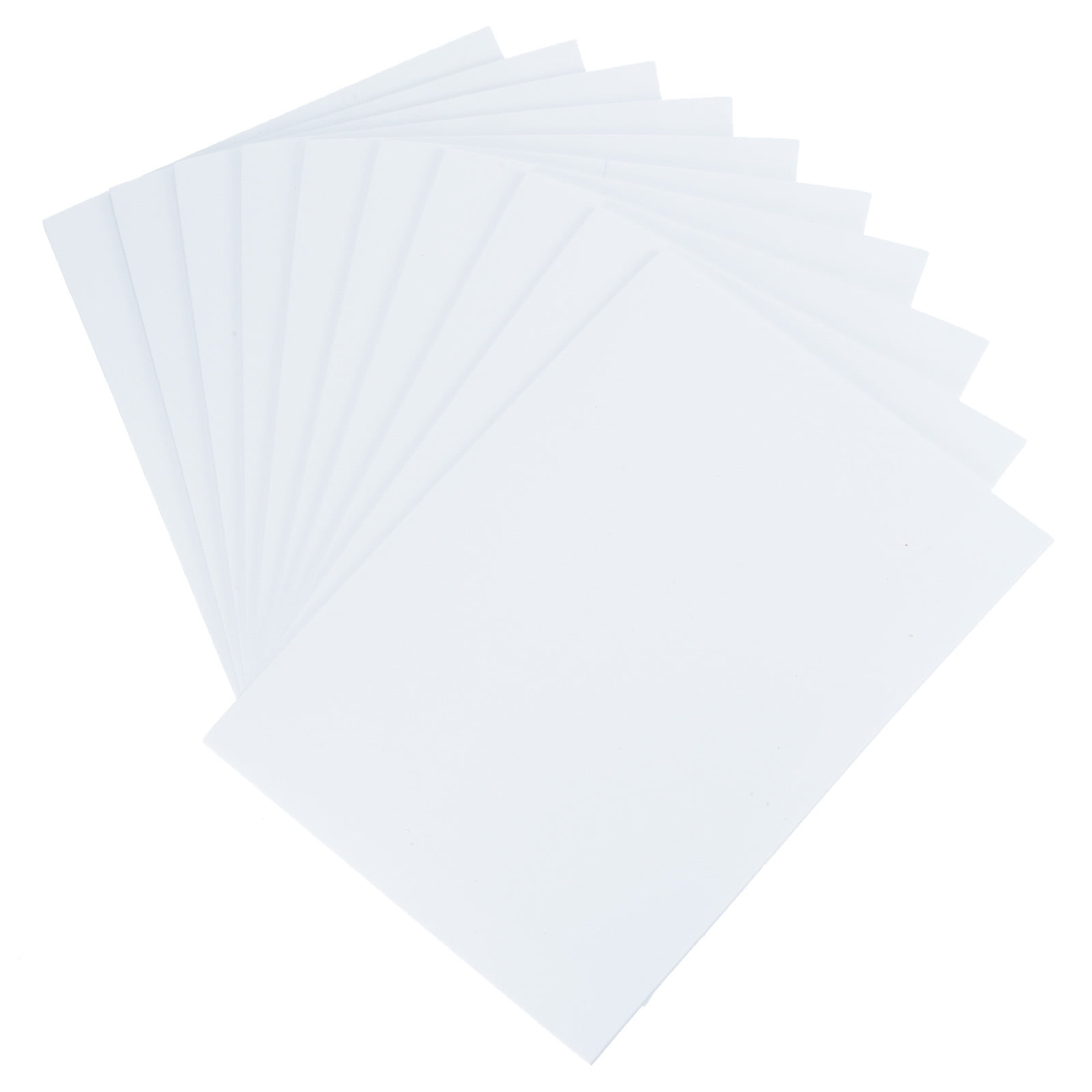 Uxcell 40 Pack EVA Foam Sheets White 7.8 Inch x 5.9 Inch 2mm Thick Crafts Foam EVA Sheets for Costumes, Crafts Projects