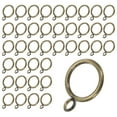 thumbnail image 1 of Uxcell 40-Pack Green Bronze Curtain Rings with Eyelet, Metal Rings for Curtain Rods, 1 Inch Interior Diameter, 1 of 7