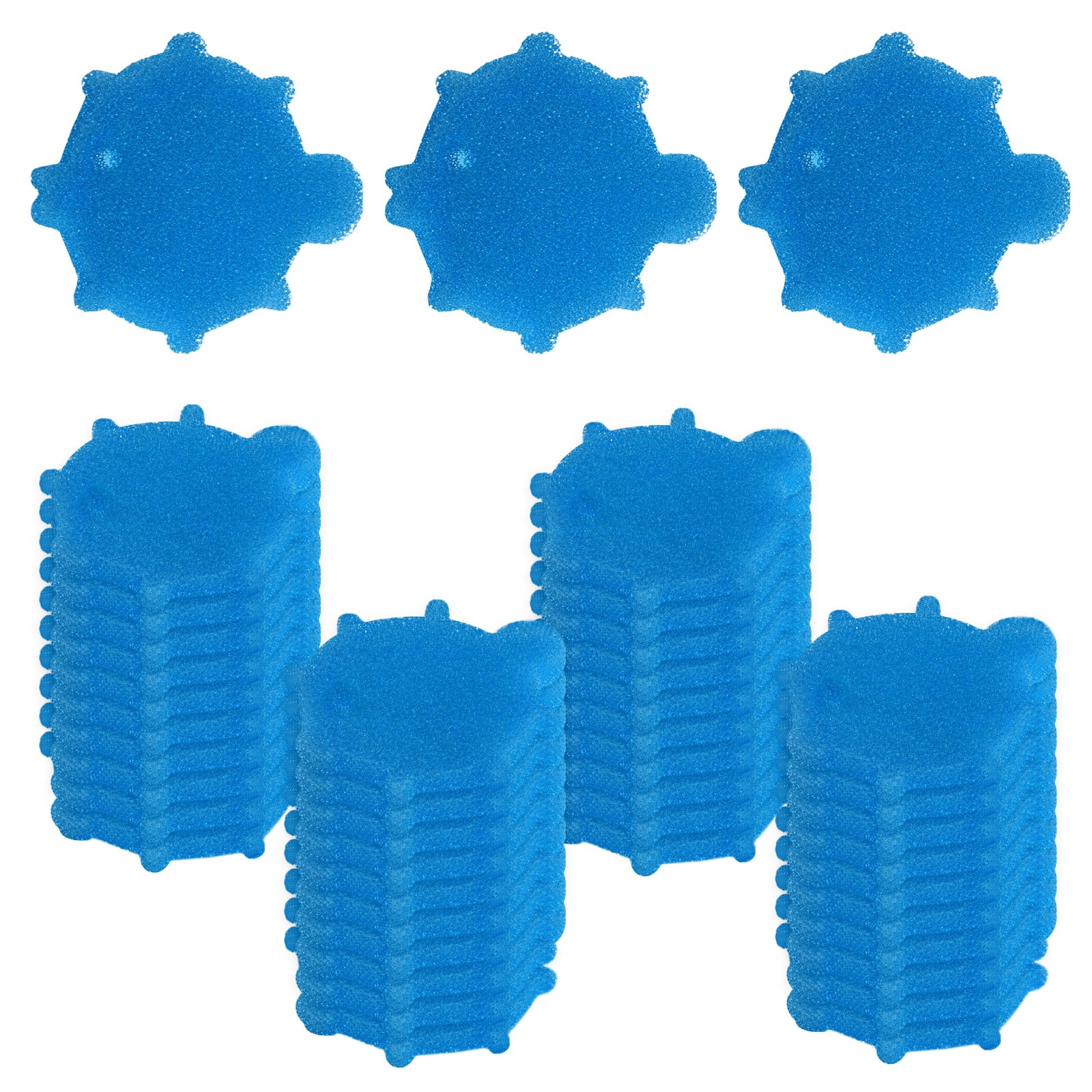 Pattern Scum Uxcell 40-Pack Hot Tub Scum Absorber, Sea fish Pattern Scum Balls for ...