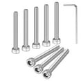 thumbnail image 1 of Uxcell 40-Pack M3 x 25mm Hex Socket Head Cap Screws Bolts, 304 Stainless Steel Machine Bolt Full Thread Precision Fasteners, 1 of 7