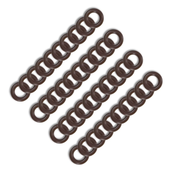 Uxcell 40-Pack O Ring Assortment Kit, 1/4" Fluorine Rubber Pressure Washer O Rings for Gas Connections