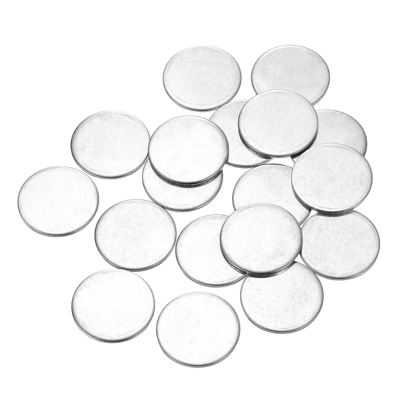 Uxcell 12Pcs Aluminum Discs – 1 Inch Diameter, 1mm Thickness, 1060 Aluminum Alloy Round Sheets For Craft, Stamping, Repair 7 thumbnail image