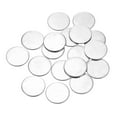 thumbnail image 1 of Uxcell 40 Pack Stainless Steel Disc, 7/8"(22mm) Dia 0.05"(1.3mm) Thick 304 Stainless Steel Flat Round Sheet Blank Round Circle Plate for Crafts Metal Stamping and Jewelry Making, 1 of 7