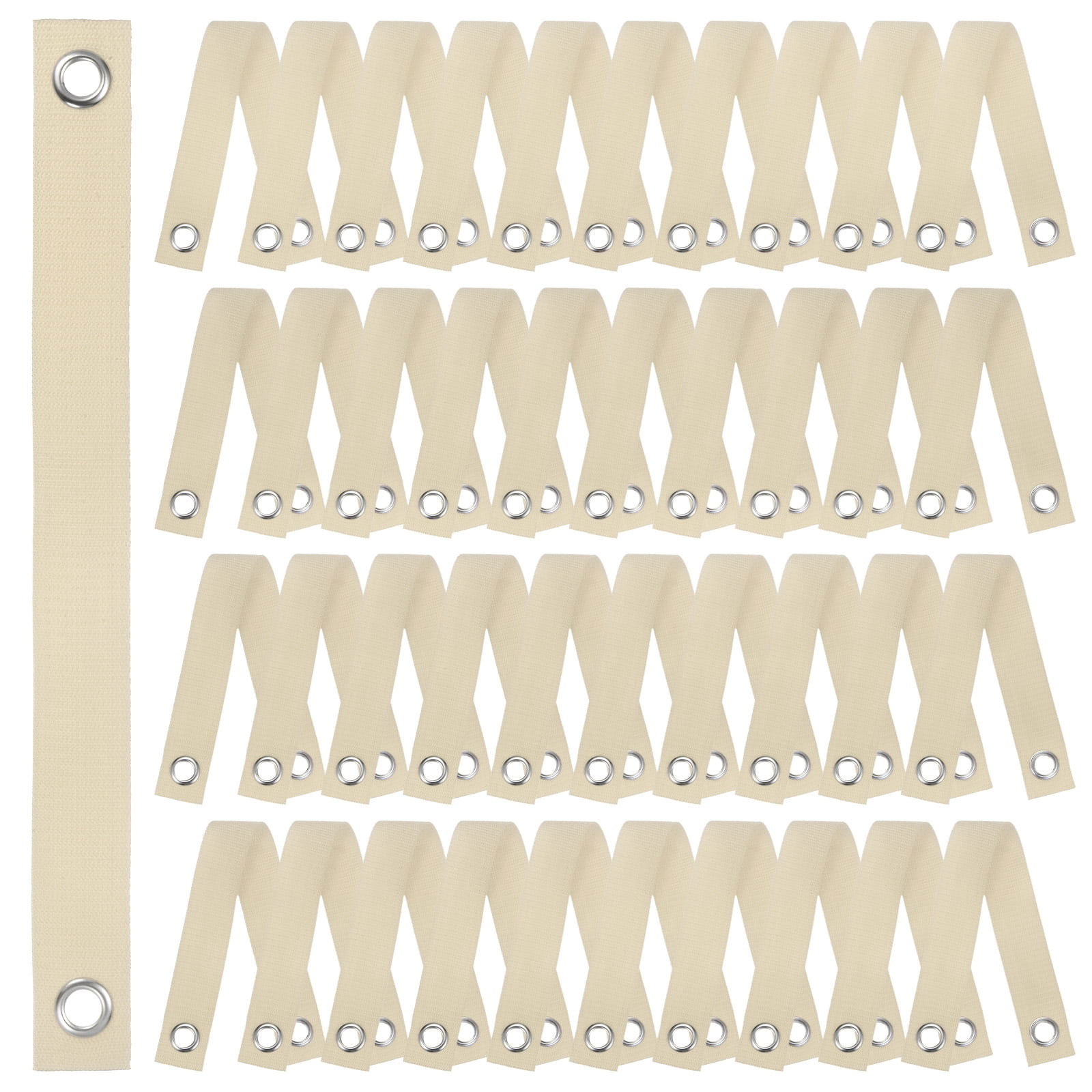 Uxcell 40-Pack Tree Straps for Staking,1.5 Inch x 15.7 Inch for Leaning Tree Protection[Khaki]