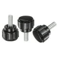 thumbnail image 2 of M6x15mm Male Thread Knurled Clamping Knobs Grip Thumb Screw On Type 2 Pcs Screws 2 of 11