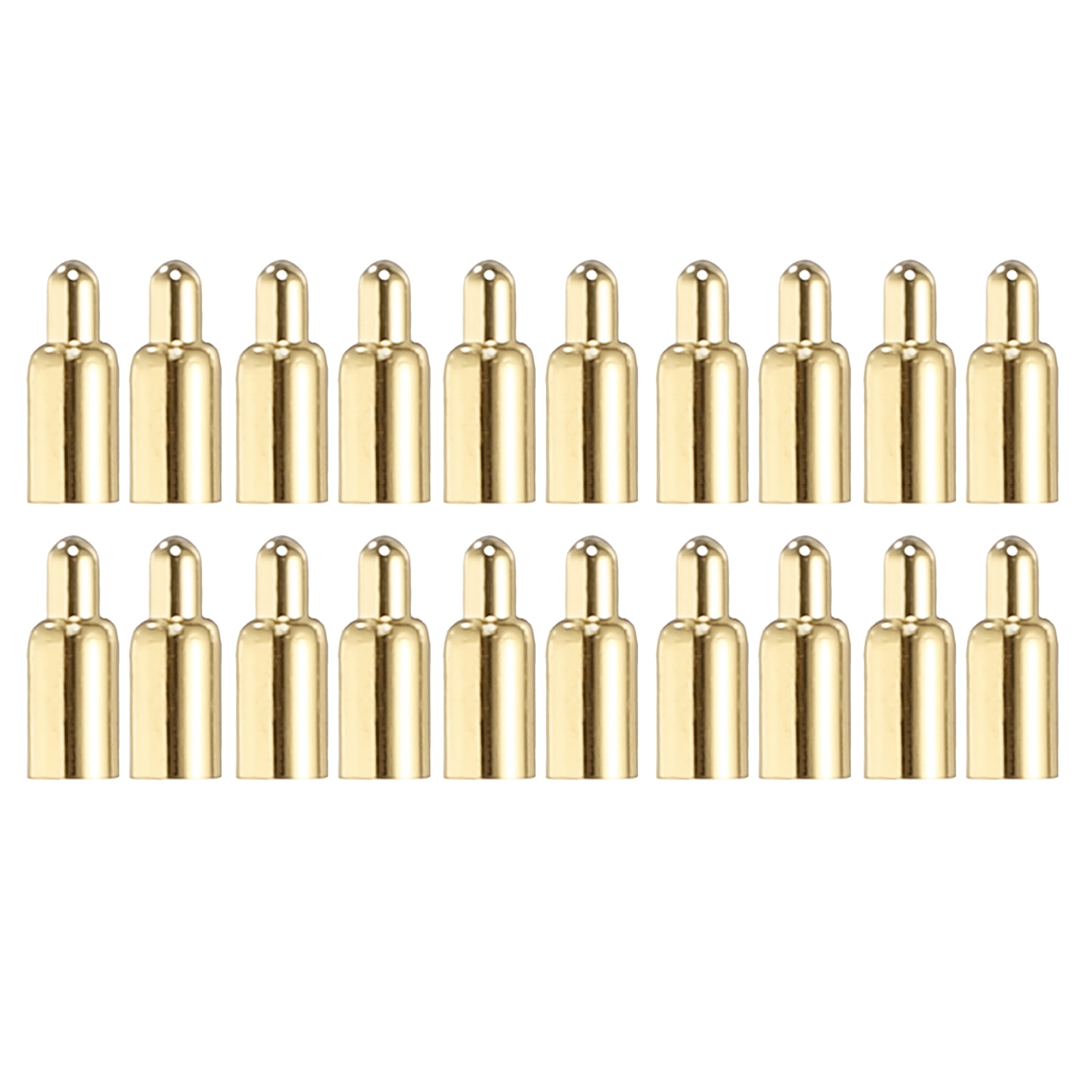 Spring Loaded Probe Pins Uxcell 40 Pcs 3mm Spring Test Probe Pin, Gold Plated Spring Loaded ...