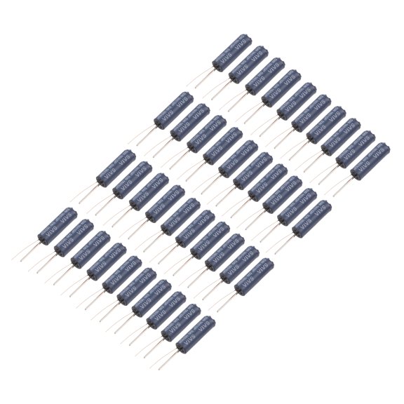 Uxcell 40 Pcs SW-18010P Vibration Sensor, 24V 0.2mA High Sensitivity Spring Electronic Sensor Switch for Electronic Component Current Circuit, Blue