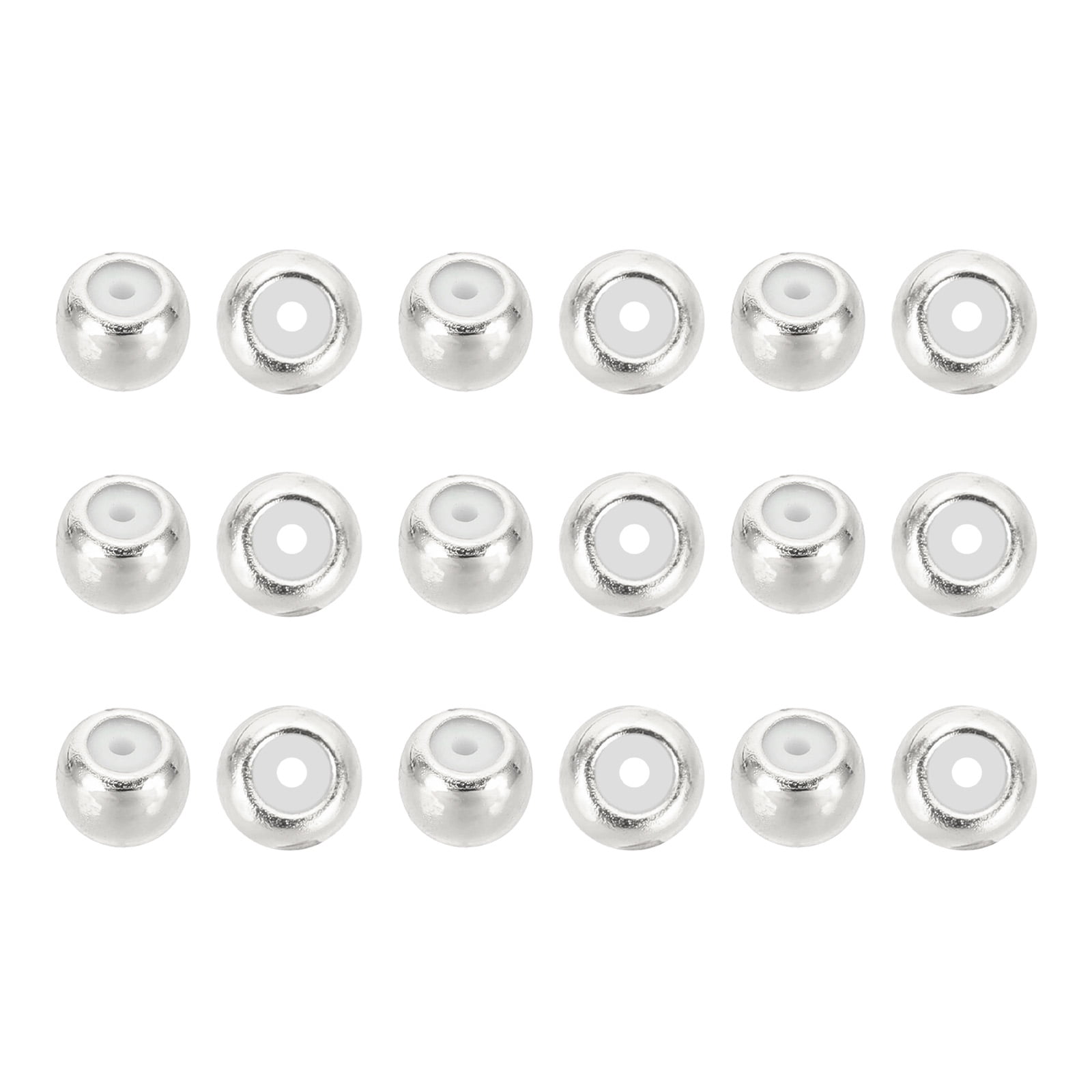 Positioning Bead Uxcell 40 Pcs Stopper Positioning Spacer Beads, 6mm Adjustable Slider ...