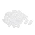 thumbnail image 1 of Uxcell 40 Pcs White Plastic Toggle Spring Clasp Stop String Cord Locks, 1 of 5