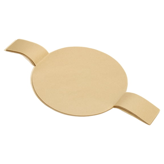 Uxcell 40 Sheets Parchment Paper Rounds, 7" Non Stick Circle Baking Sheets Paper Precut Liners with Lift Tabs for Baking Cakes, Toaster Oven, Air Fryer, Cake Pan, Brown
