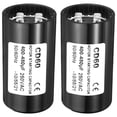 thumbnail image 1 of Uxcell 400-480uF/Mfd 250VAC 50/60Hz Motor Start Capacitor CD60 Run Capacitor 2 Pack, 1 of 5