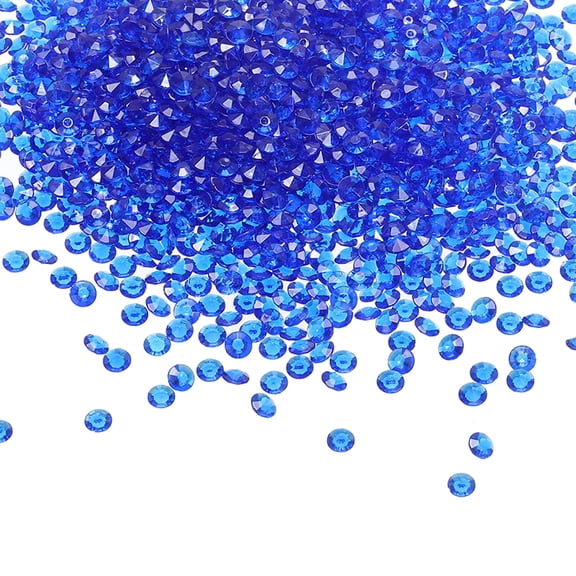 Uxcell Wedding Table Scatter Confetti Crystals Acrylic Diamonds Vase Fillers Gems for Table Decorations Dark Blue