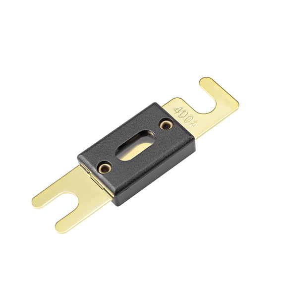 Uxcell 400Amp ANL Fuse DC 32 Volt for Automotive Car Audio Amplifier Inverter Replacement Metal Black 1pcs