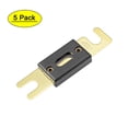 thumbnail image 1 of Uxcell 400Amp ANL Fuse DC 32 Volt for Automotive Car Audio Amplifier Inverter Replacement Metal Black 5pcs, 1 of 5