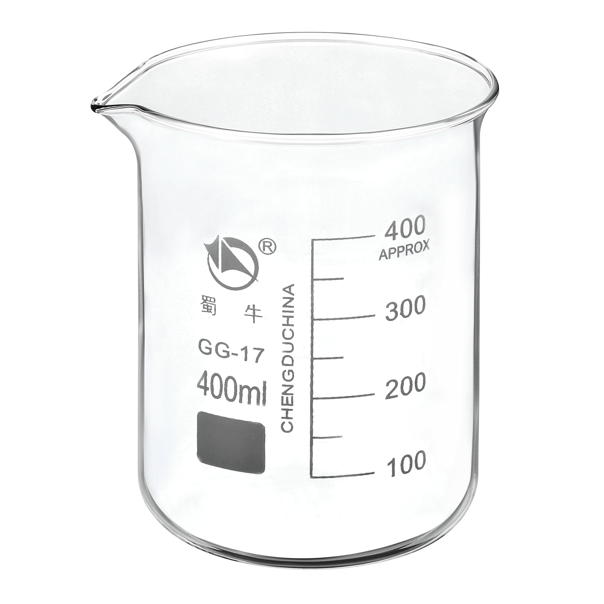 Beaker, 4000mL – Low Form – Graduated – Borosilicate Glass