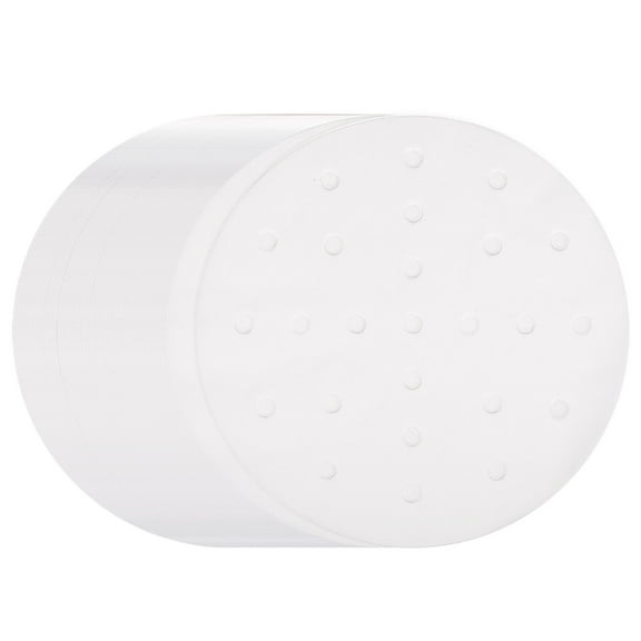 Uxcell 400pcs Air Fryer Liners 7 Inch Round Bamboo Steamer Liners with Holes Non-Stick Perforated Parchment Paper Sheets Disposable Steamer Paper for Air Fryers Steaming Basket, White