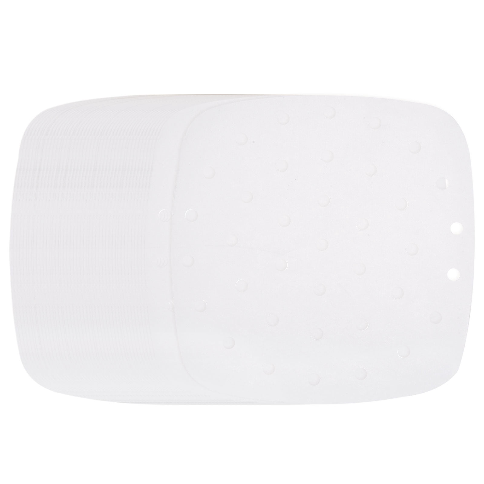 Uxcell 400pcs Air Fryer Liners 7 Inch Square Bamboo Steamer Liners with Holes Non-Stick Perforated Parchment Paper Sheets Disposable Steamer Paper for Air Fryers Steaming Basket, White
