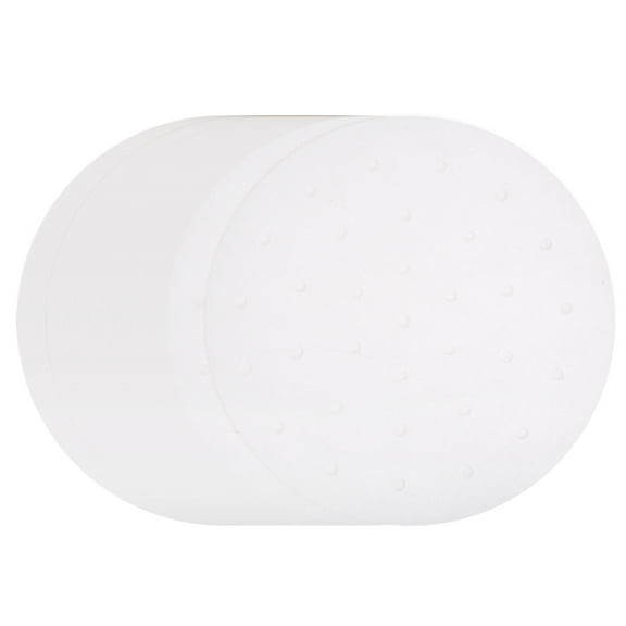 Uxcell 400pcs Air Fryer Liners 9 Inch Round Bamboo Steamer Liners with Holes Non-Stick Perforated Parchment Paper Sheets Disposable Steamer Paper for Air Fryers Steaming Basket, White