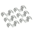 thumbnail image 1 of Uxcell 40Pack 5/8 Inch Stainless Steel Double Line Clamps One Hole Rigid Pipe Strap, 1 of 5