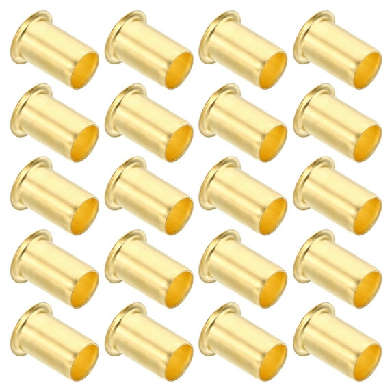 Uxcell 40Pcs 12mm OD x 9mm ID Tube Brass Compression Insert