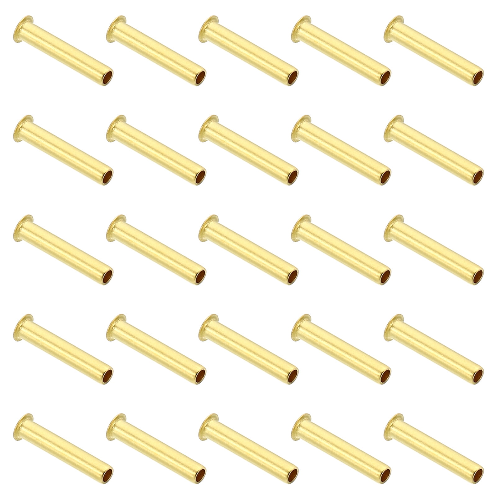 Uxcell 40Pcs Brass Compression Insert Compression Insert Tube Support ...