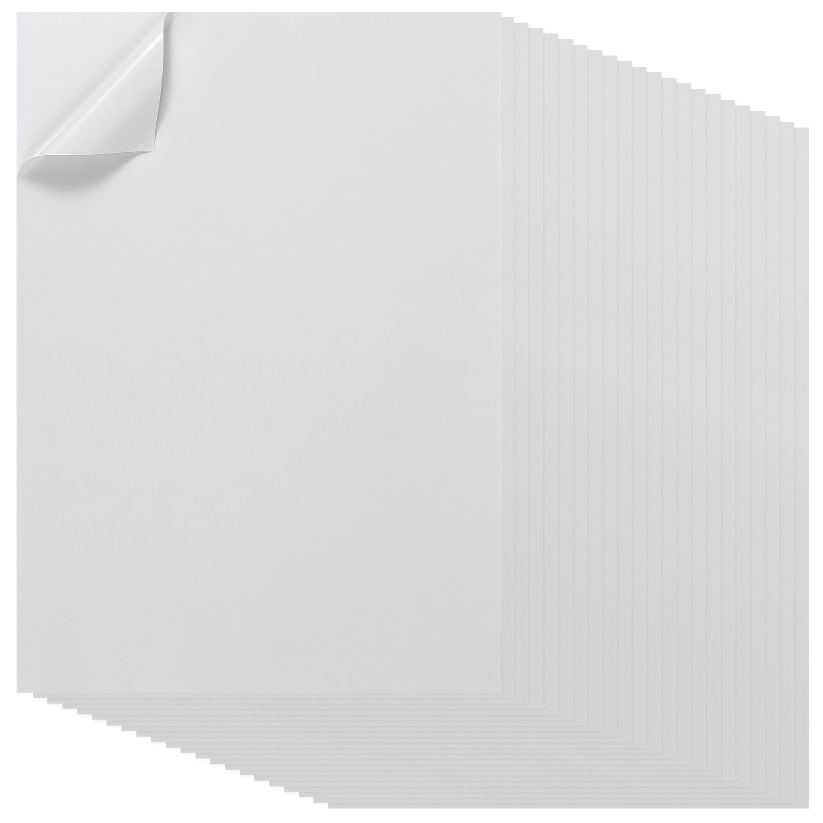 A4 Sticker Label Paper Uxcell 40Pcs Full Sheet Label Sticker Paper, A4 Shipping Labels Matte ...