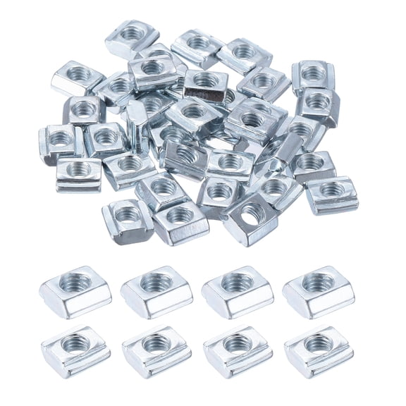 Uxcell 40Pcs M5 T Nut Tee Sliding Slot Nuts T-Slot Nut for 2020 Series