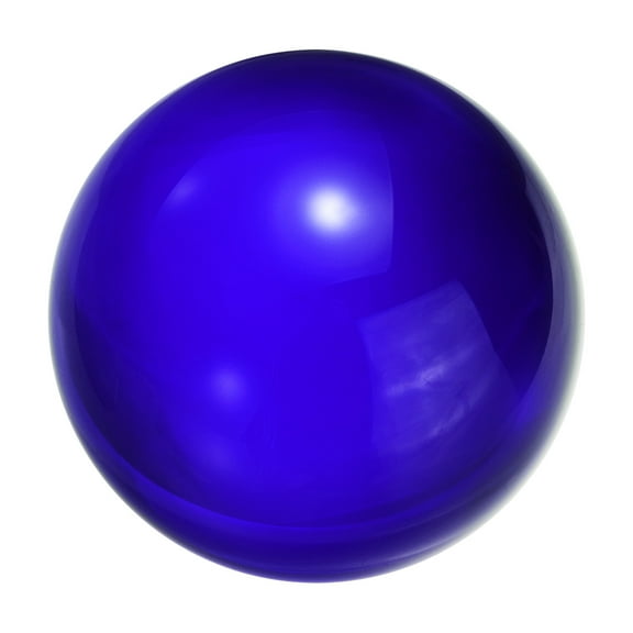 Uxcell 40mm/1.6" Crystal Sphere Ball Glass Solid Decorative Sphere Crystal Ball Prop Ornament for Feng Shui Divination Tabletop Fountain Decoration, Dark Blue