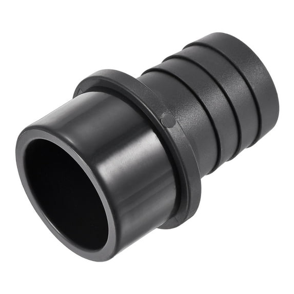Uxcell Barbed OD Spigot Straight Pipe Fitting Quick Connector Black 40mmx50mm