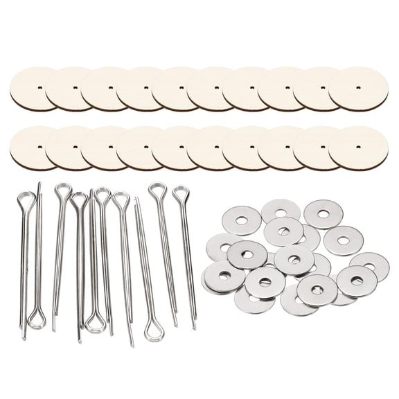 Uxcell 40mm Doll Joints, 20 Set Cotter Pin Joints Connector and Fiberboard Tray