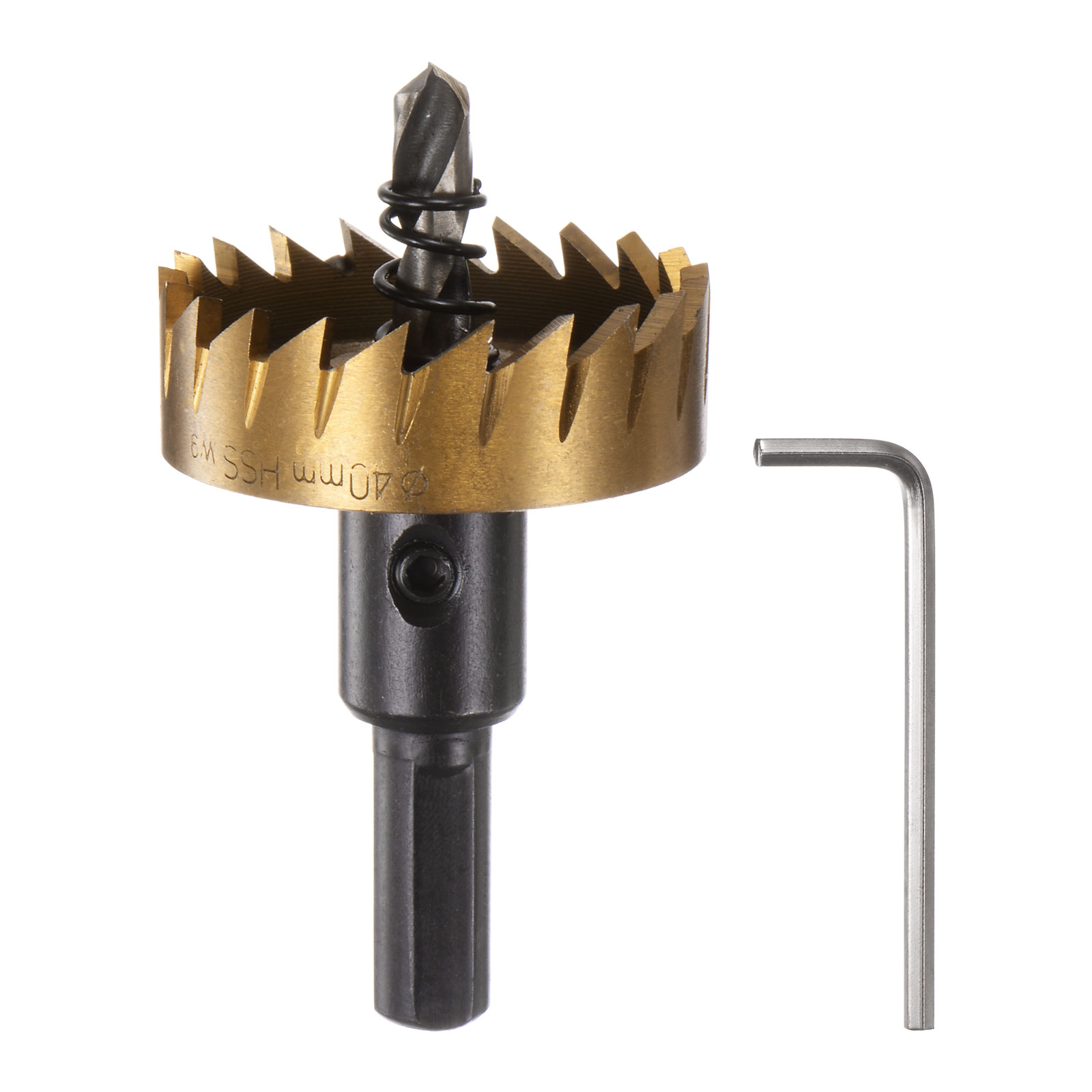 Steel Cutter Bit Uxcell 40mm M35 HSS (High Speed Steel) Hole Saw Drill Bit Cutter for ...