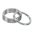 thumbnail image 1 of Uxcell 40mm Metal O Rings, 4 Pack 304 Stainless Steel Round Rings for Hardware Bags, 1 of 6
