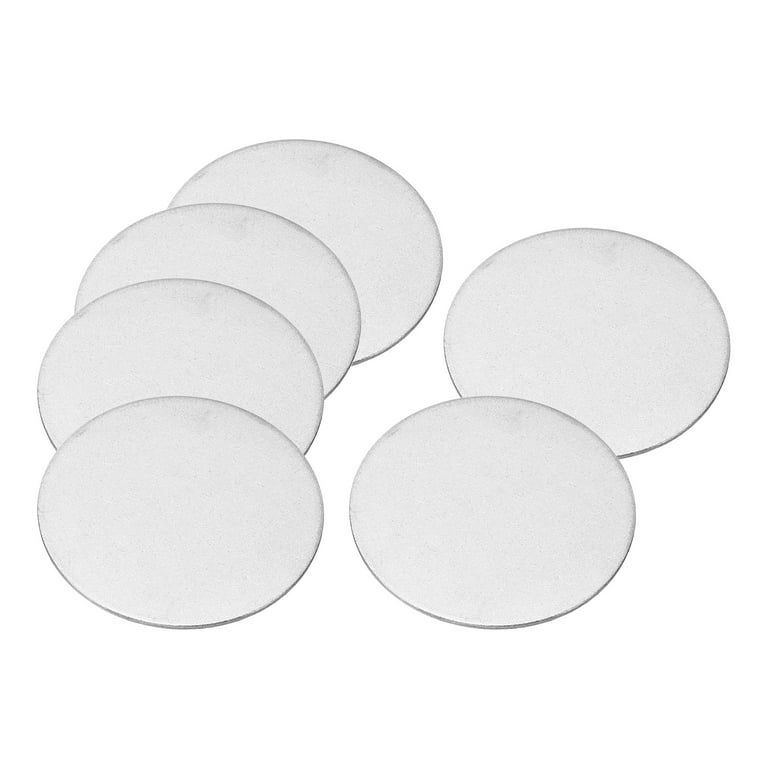 Uxcell 40mm Steel Disc 10pcs Round Metal Stamping Blanks Tags Circle Metal Strike Plate DIY 1.57in Walmart
