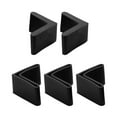 thumbnail image 1 of Uxcell Antislip Rubber L Shape 40mm x 40mm Chair Foot Cover Table Furniture Leg Protector Balck 5 Pcs, 1 of 7