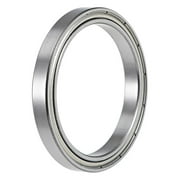 Uxcell 40mmx50mmx6mm 6708ZZ Double Shielded Z2 ABEC1 Ball Bearings Chrome Steel