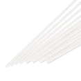 thumbnail image 1 of Uxcell 40pcs ABS Rectangle Rod, Diameter 2mm to 4mm, Length 250mm, ABS Plastic Stick Solid Bar, White Rod Assortment Kit, 1 of 5